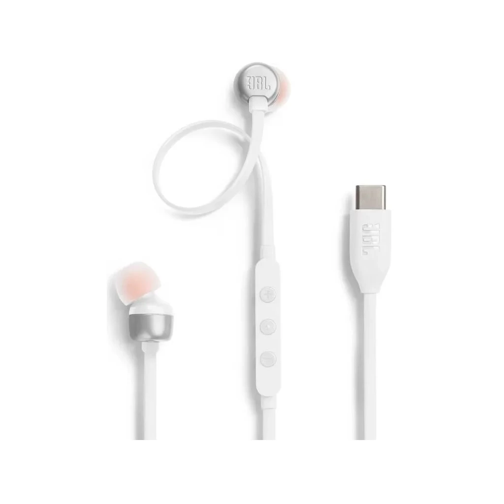 JBL Tune 310C In-Ear USB-C fülhallgató fehér