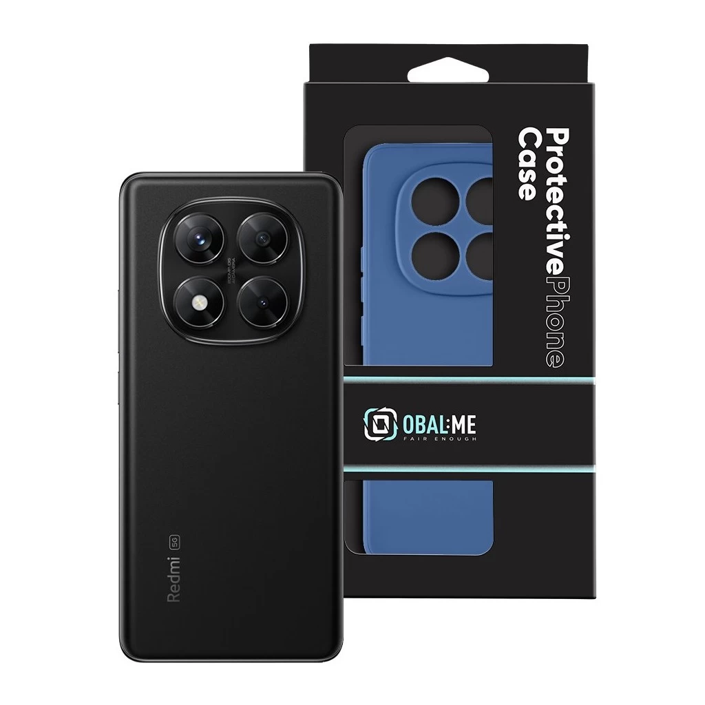 OBAL:ME Matte TPU tok Xiaomi Redmi Note 14 Pro 5G/Poco X7 5G készülékhez sötétkék