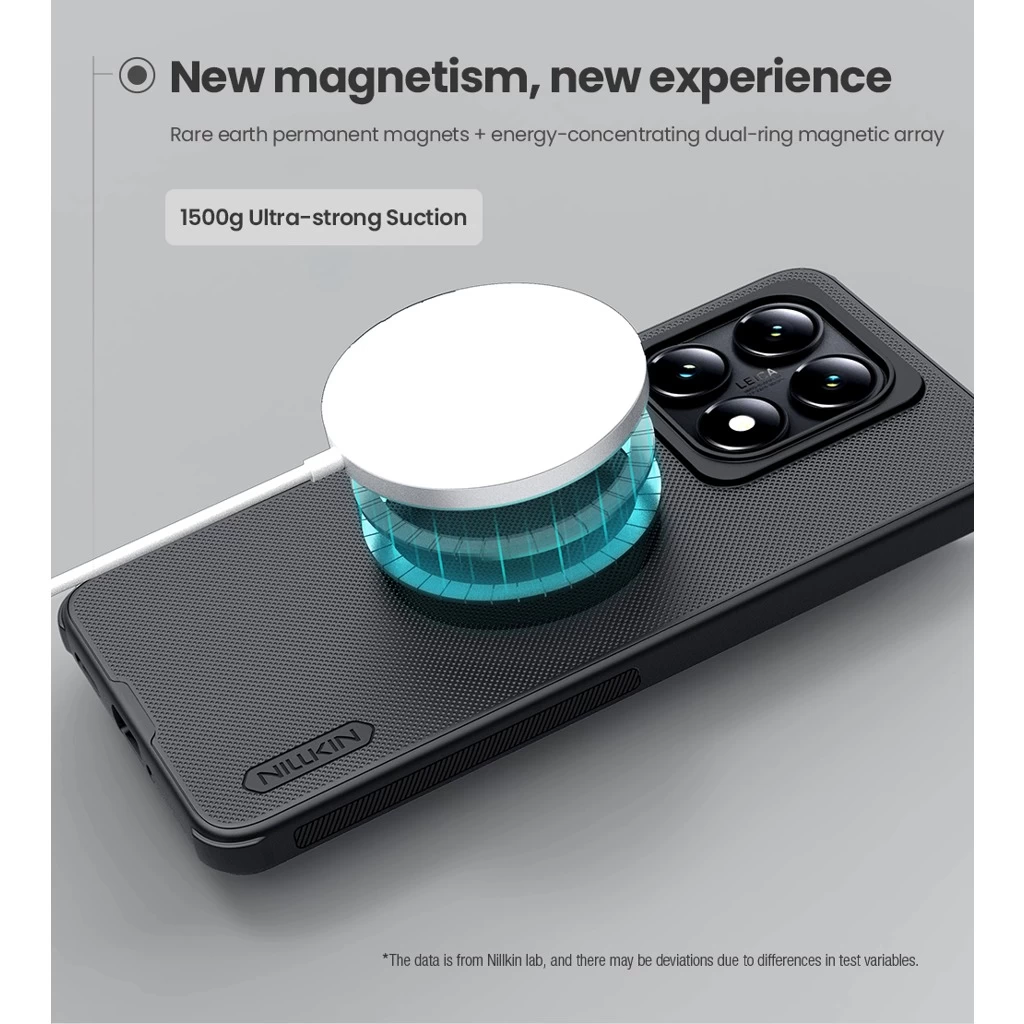 Nillkin Super Frosted PRO mágneses tok Xiaomi 14T készülékhez fekete
