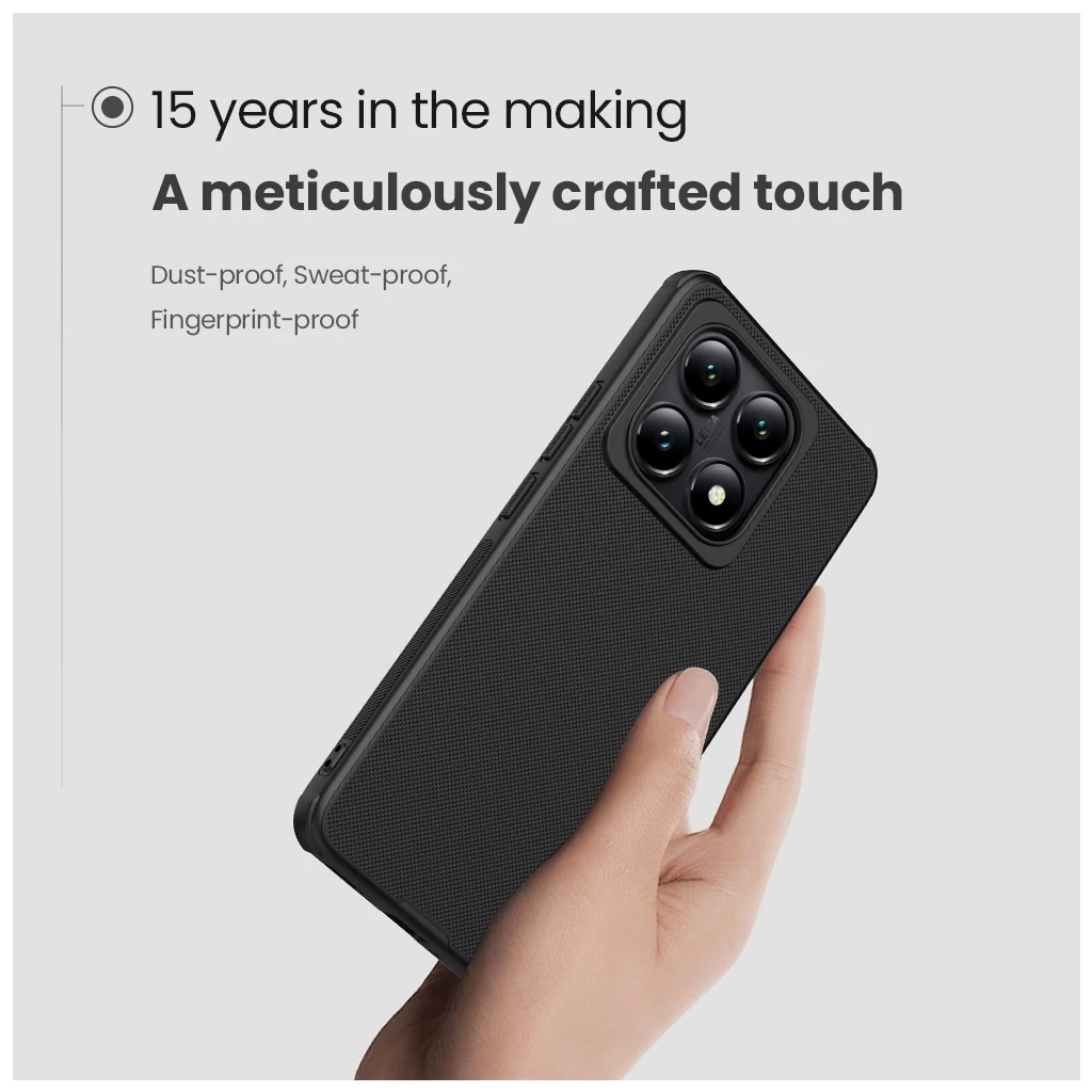 Nillkin Super Frosted PRO háttaltok Xiaomi 14T Pro készülékhez fekete