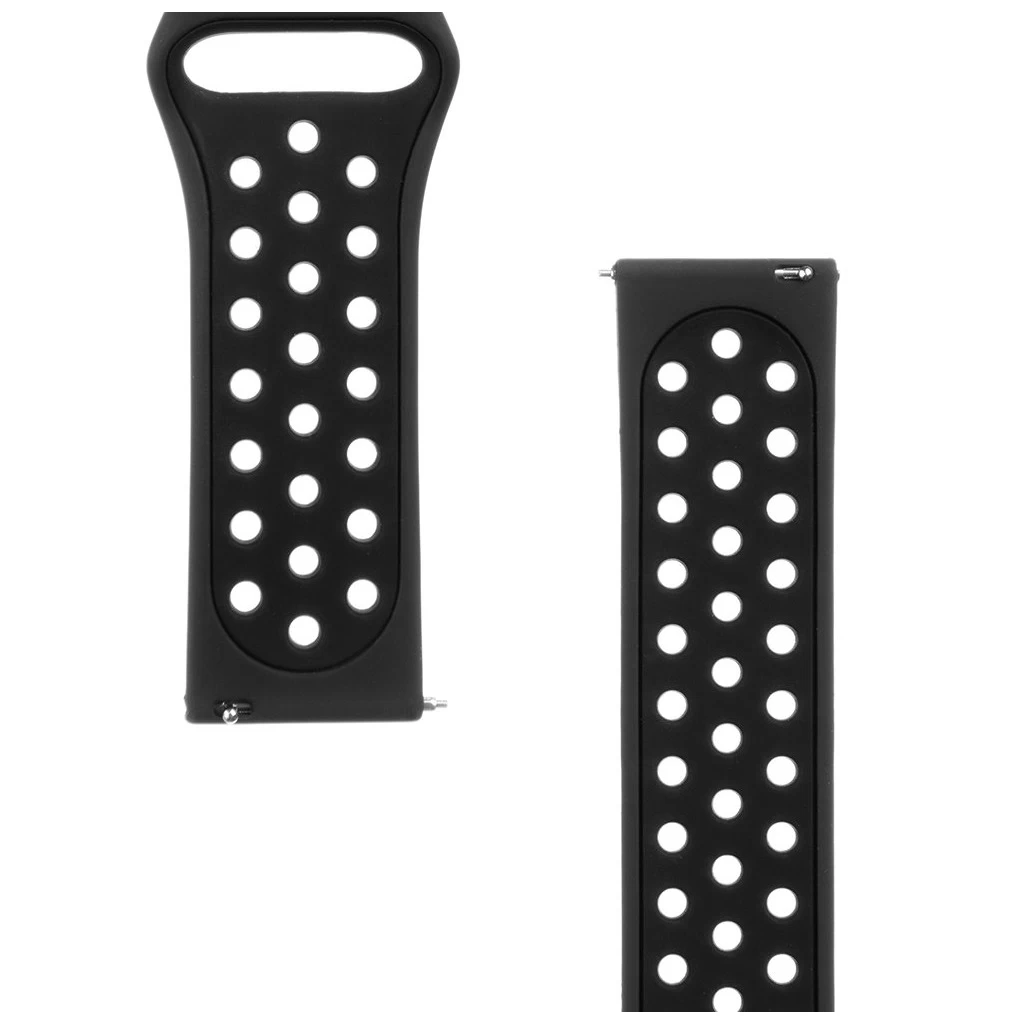 Tactical 234 Dupla szilikon szíj 22mm fekete