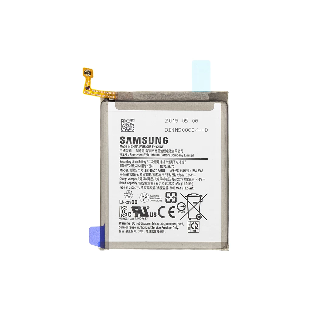 EB-BA202ABU Samsung Li-Pol akkumulátor 3000mAh (Service Pack)