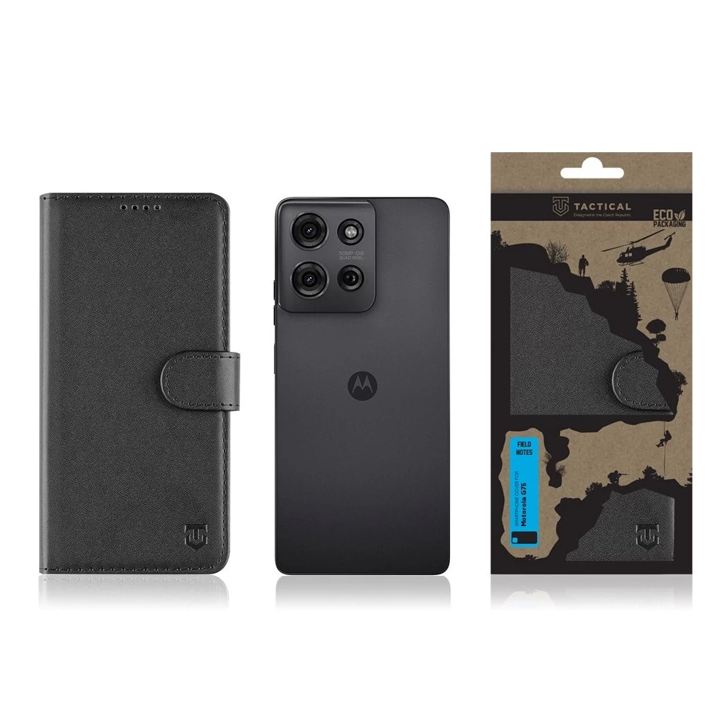 Tactical Field Notes tok Motorola G75 készülékhez fekete