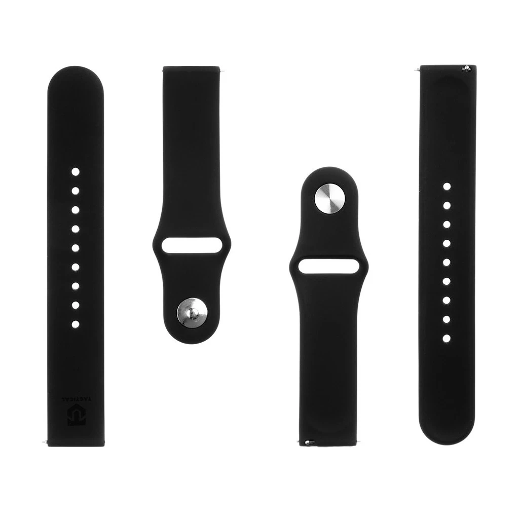 Tactical 432 szilikon szíj 20mm fekete