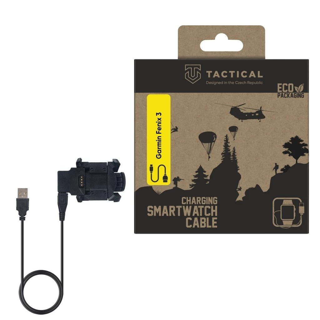 Tactical USB töltő és adatkábel Garmin Fenix 3 készülékhez