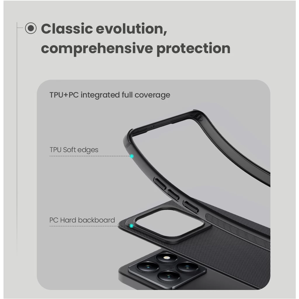 Nillkin Super Frosted PRO tok Xiaomi 14T készülékhez mély zöld