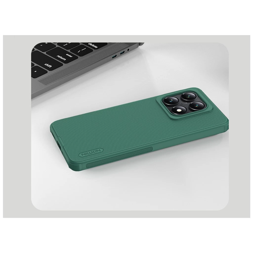 Nillkin Super Frosted PRO tok Xiaomi 14T készülékhez mély zöld