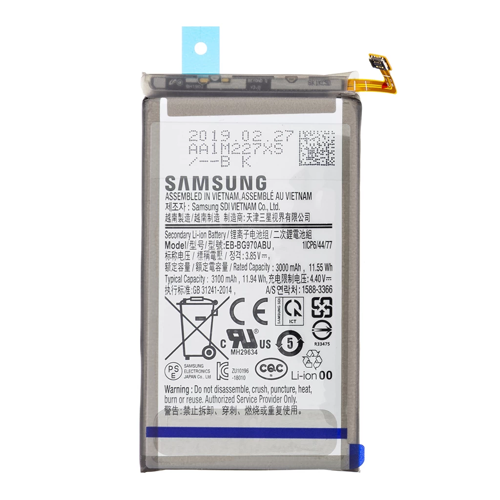 EB-BG970ABU Samsung akkumulátor Li-Ion 3100mAh (Service pack)