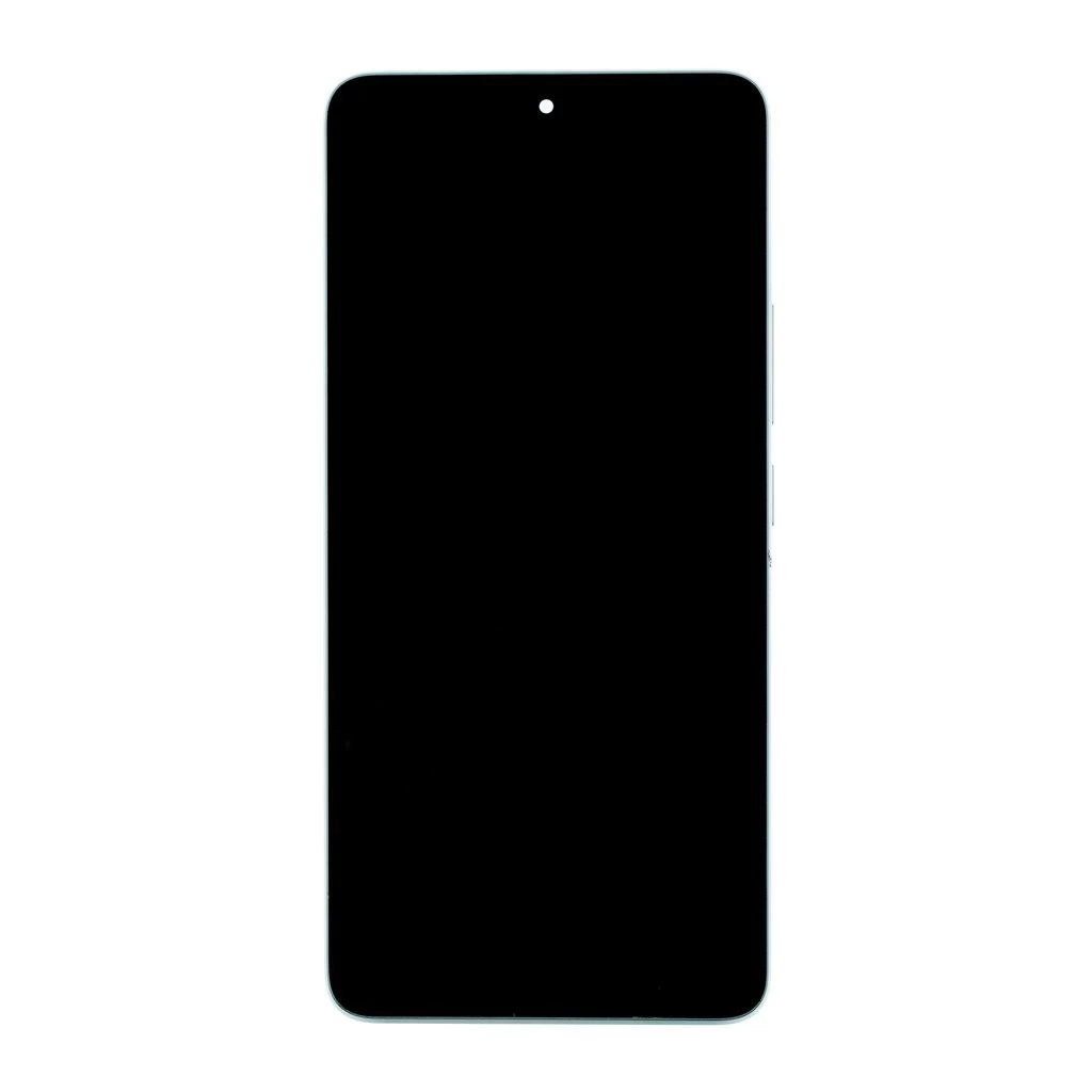 LCD kijelző + érintőpanel + elülső burkolat Xiaomi Redmi Note 13 Pro 5G készülékhez kék (Ocean Teal)