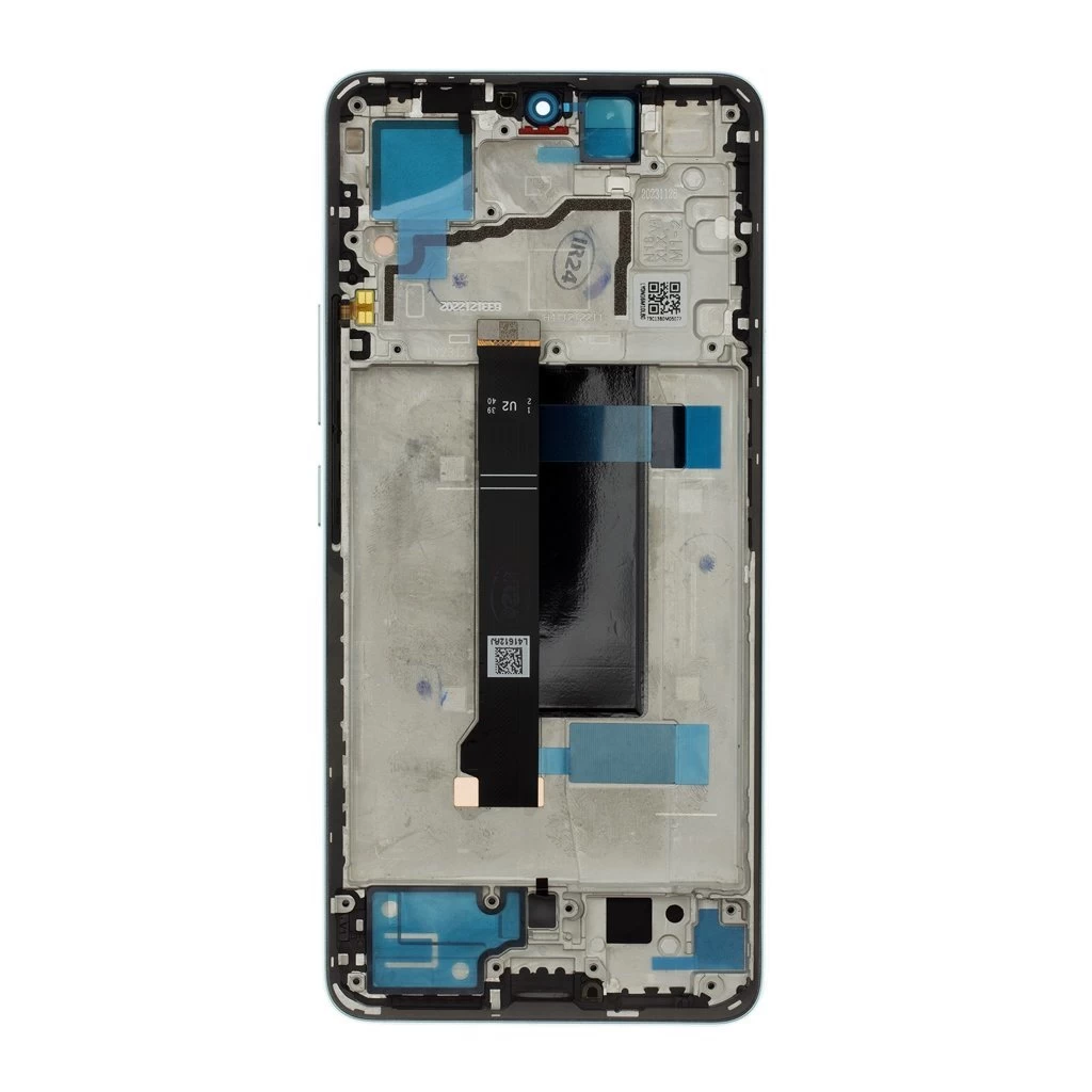 LCD kijelző + érintőpanel + elülső burkolat Xiaomi Redmi Note 13 Pro 5G készülékhez kék (Ocean Teal)
