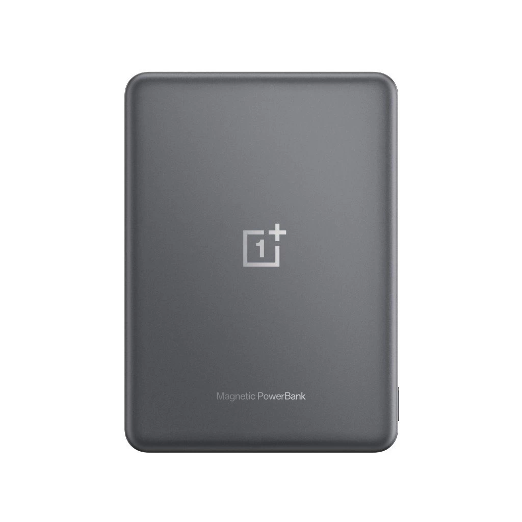 OnePlus Slim Magnetic hordozható töltő 5000mAh ezüstszürke OnePlus Slim Magnetic hordozható töltő 5000mAh ezüstszürke