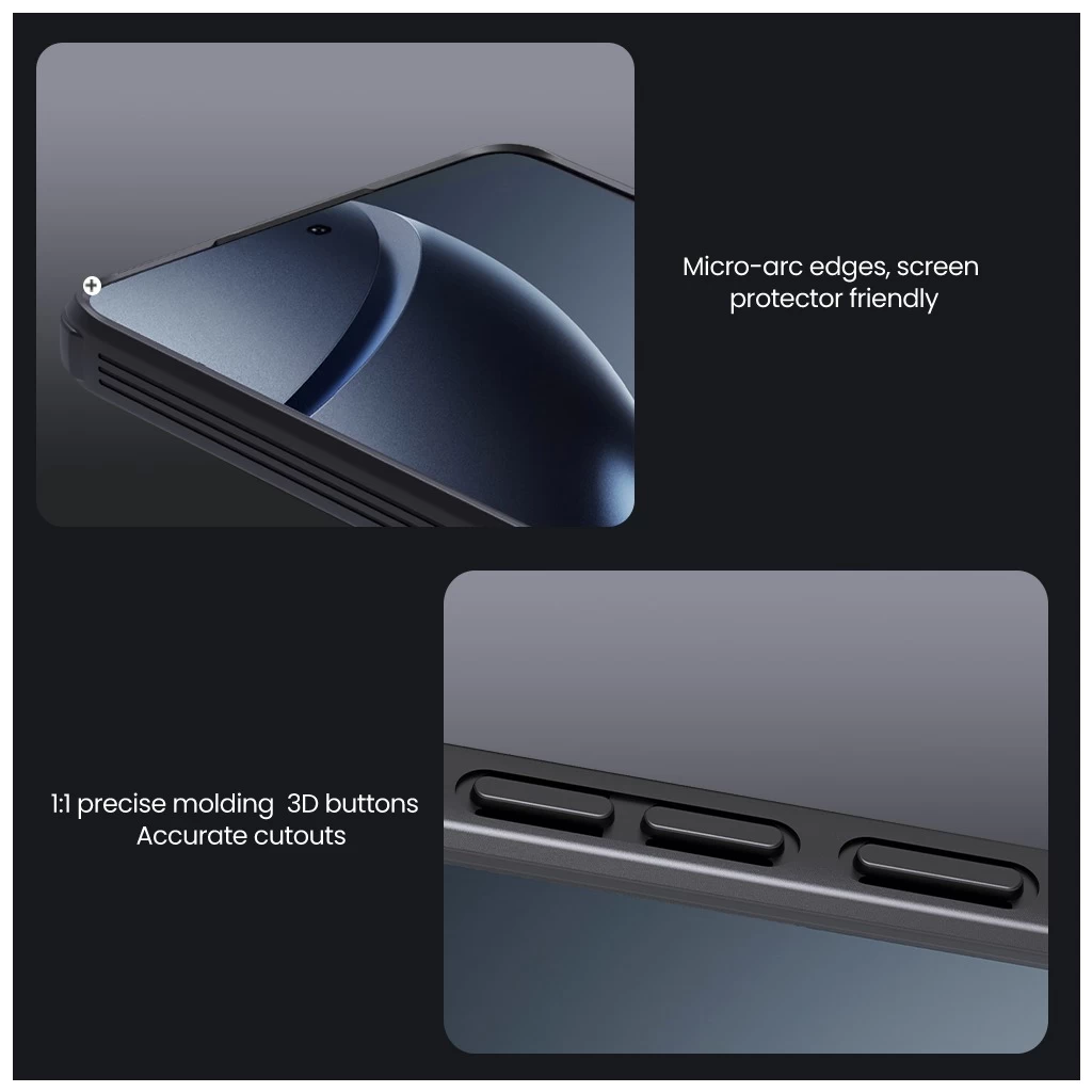 Nillkin CamShield PRO kemény tok Xiaomi 14T készülékhez fekete