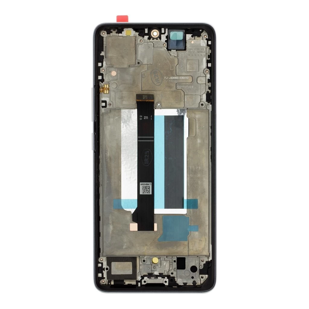 LCD kijelző + érintő egység + előlapi üveg Xiaomi Redmi Note 13 Pro+ 5G készülékhez fehér