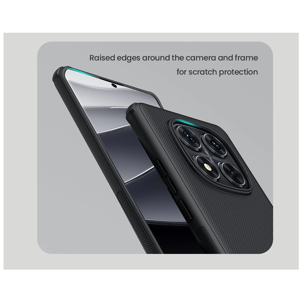 Nillkin Super Frosted PRO hátsó tok Xiaomi Redmi Note 14 Pro 5G/Poco X7 5G készülékhez kék