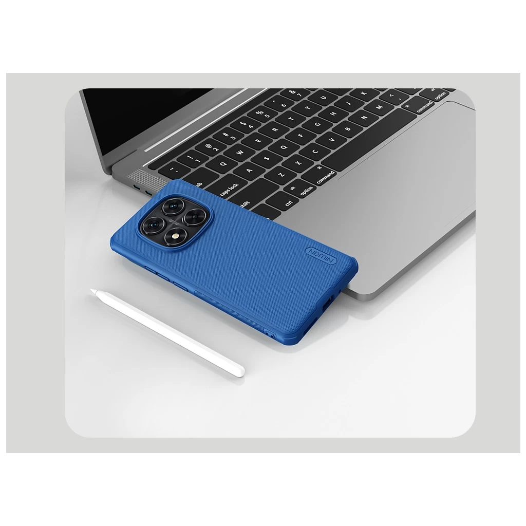 Nillkin Super Frosted PRO hátsó tok Xiaomi Redmi Note 14 Pro 5G/Poco X7 5G készülékhez kék