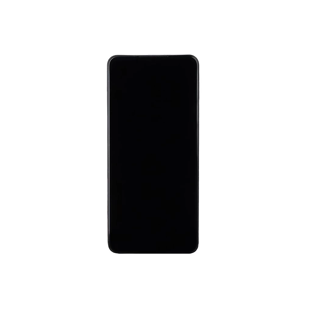 LCD kijelző + érintő egység + elülső fedél Samsung A136B Galaxy A13 5G készülékhez fekete