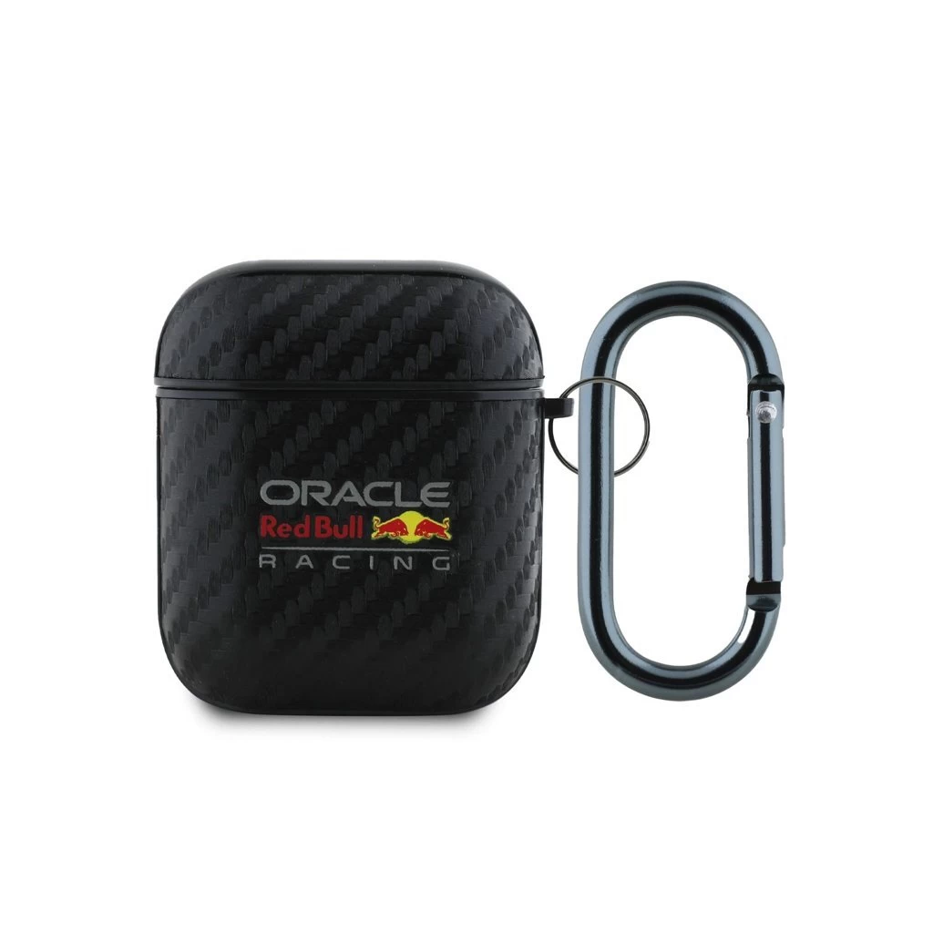 Red Bull PU Carbon Tok AirPods 1/2 készülékhez fekete