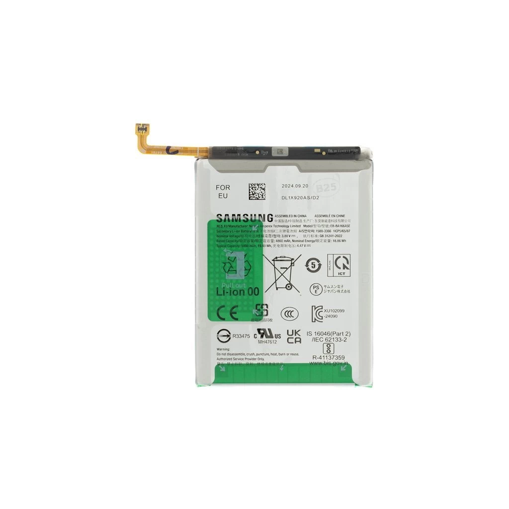 EB-BA166ASE Samsung akkumulátor Li-Ion 5000mAh (Service Pack)