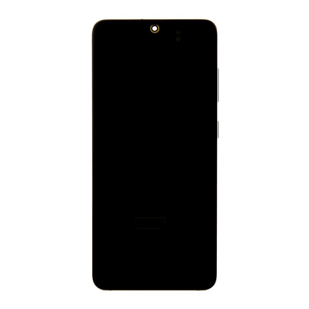 LCD kijelző + érintő egység + elülső tok Samsung G980/G981 Galaxy S20 készülékhez Cosmic szürke