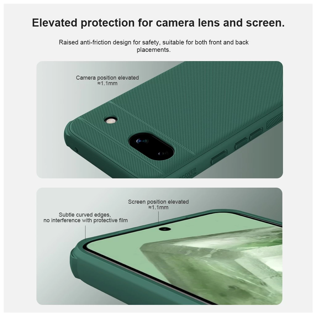 Nillkin Super Frosted PRO háttok Google Pixel 8a készülékhez piros