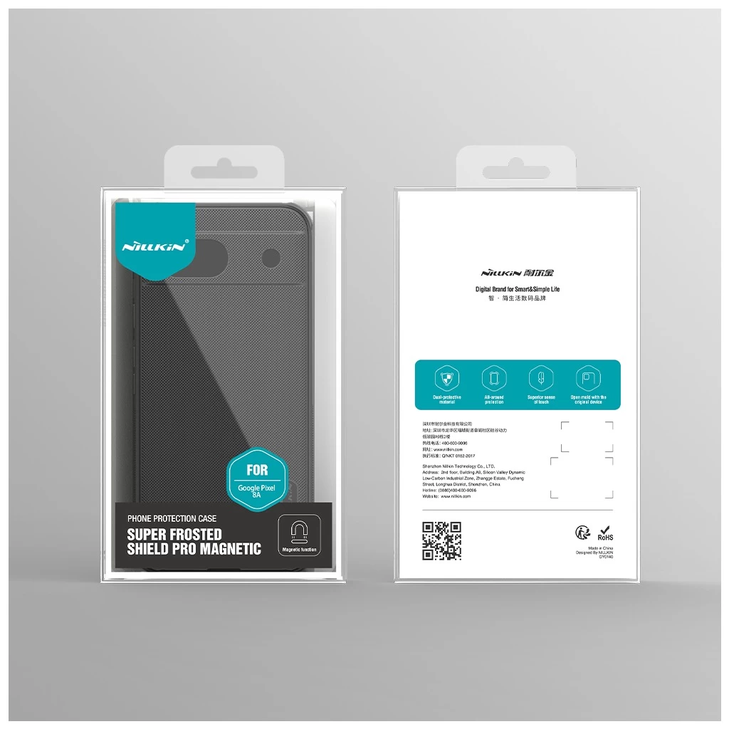Nillkin Super Frosted PRO háttok Google Pixel 8a készülékhez piros