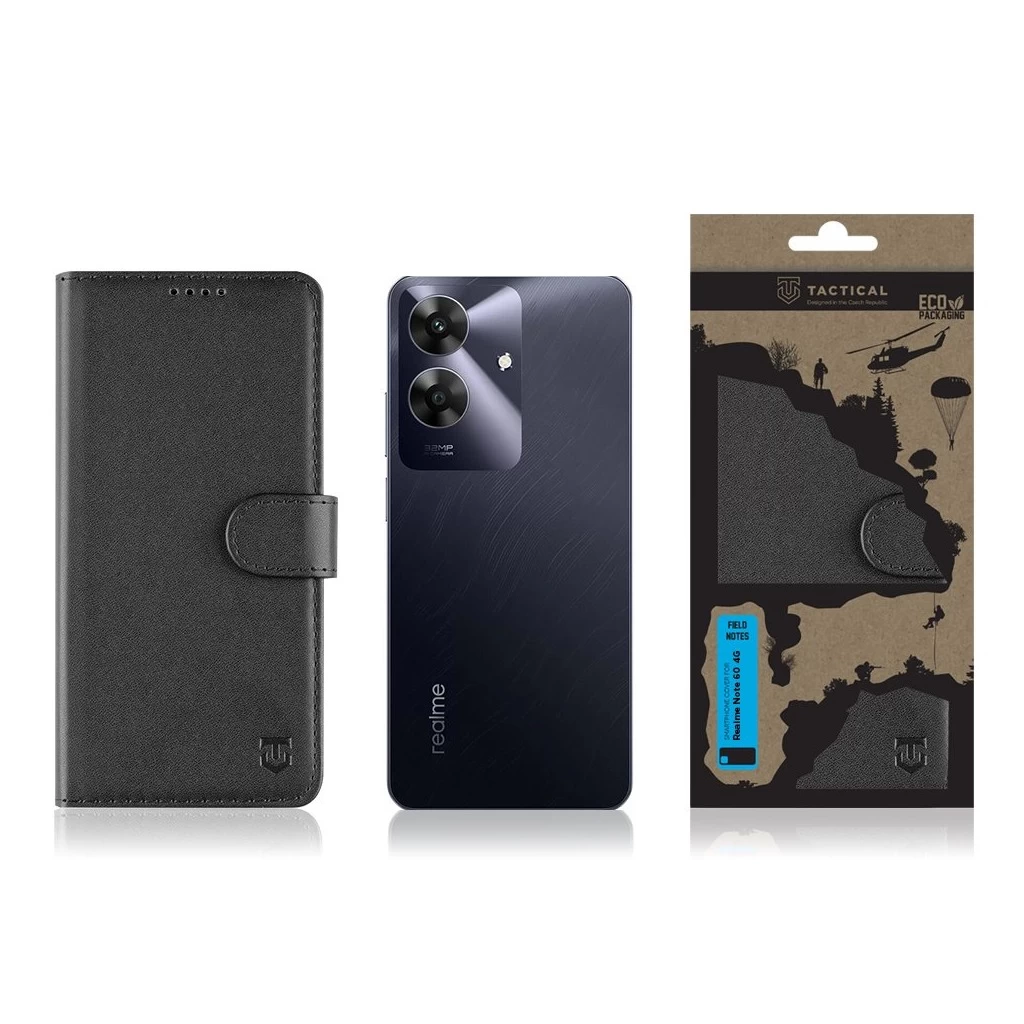 Tactical Field Notes Realme Note 60 4G készülékhez fekete