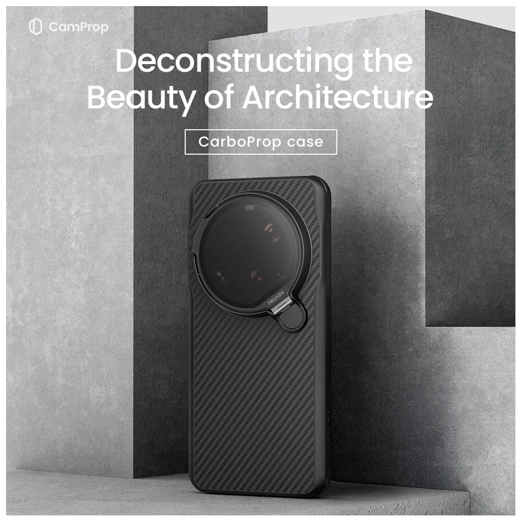 Nillkin CarboProp Aramid mágneses tok Xiaomi 15 Ultra készülékhez fekete/átlátszó