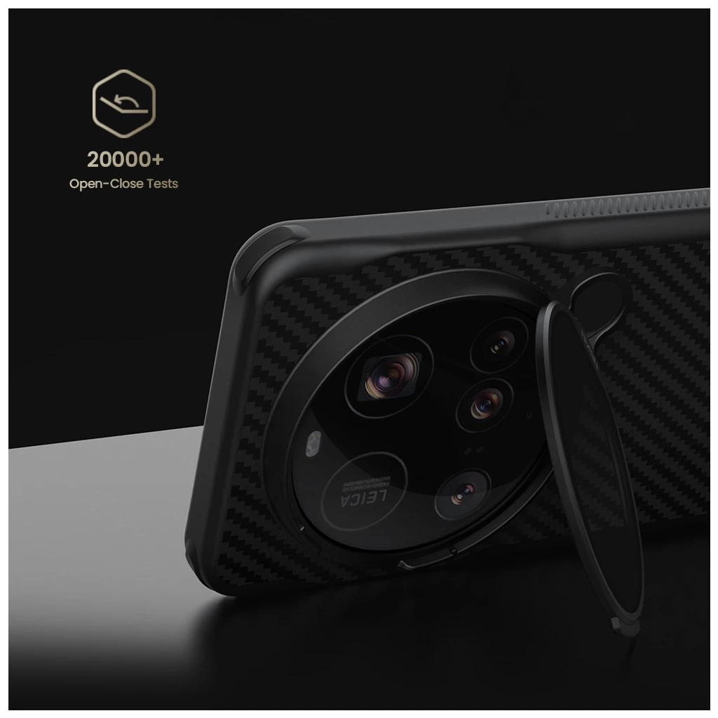 Nillkin CarboProp Aramid mágneses tok Xiaomi 15 Ultra készülékhez fekete/átlátszó