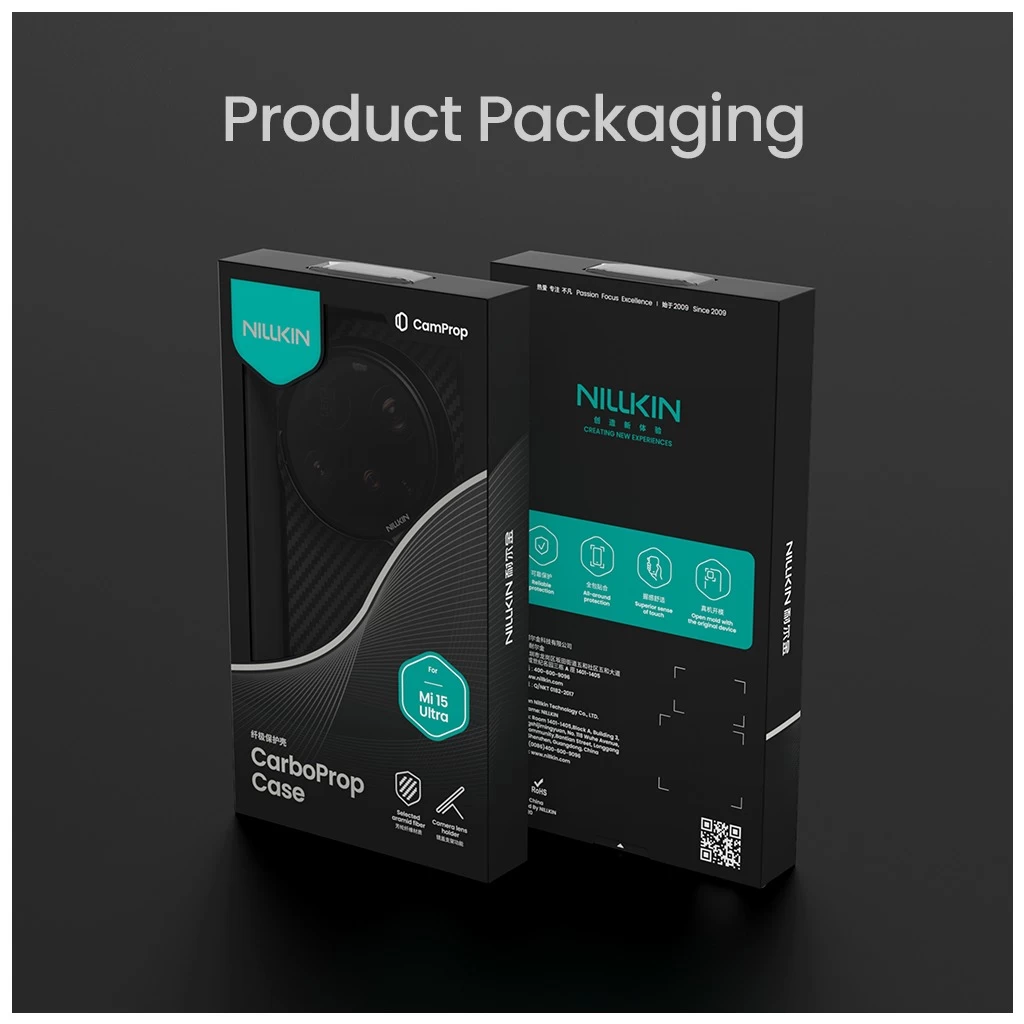 Nillkin CarboProp Aramid mágneses tok Xiaomi 15 Ultra készülékhez fekete/átlátszó