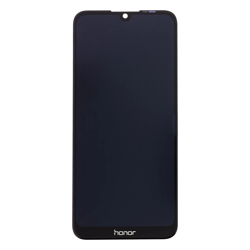 LCD kijelző + érintő egység Honor 8A készülékhez fekete (No Logo)