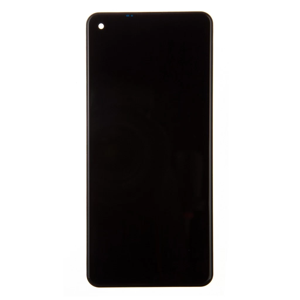 LCD kijelző + érintő egység Samsung A217F Galaxy A21s készülékhez fekete (Service Pack)