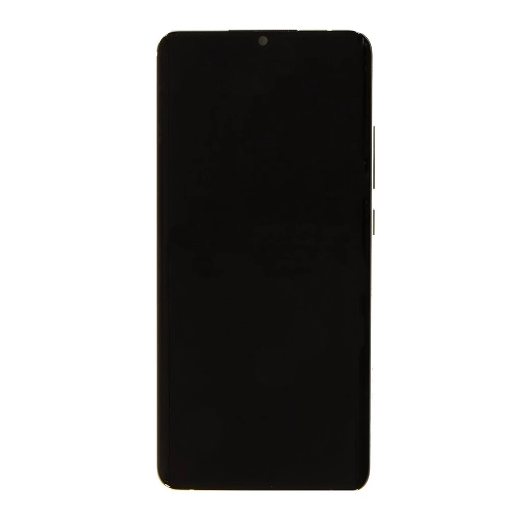 LCD kijelző + érintőegység Samsung A315F Galaxy A31 készülékhez fekete (Service Pack)