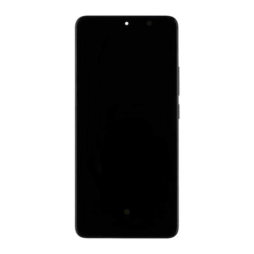 LCD kijelző + érintő egység + elülső tok a Poco X6 Pro 5G készülékhez fekete