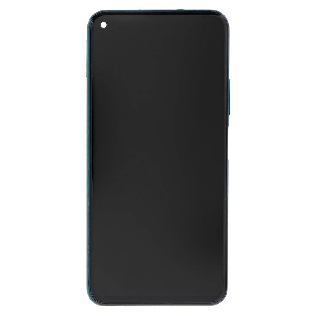 LCD kijelző + érintő egység + elülső tok Honor 20 Pro készülékhez kék