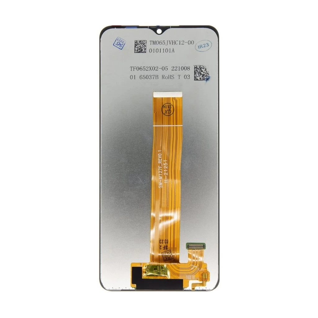 LCD kijelző + érintőegység Samsung M127F Galaxy M12 készülékhez fekete