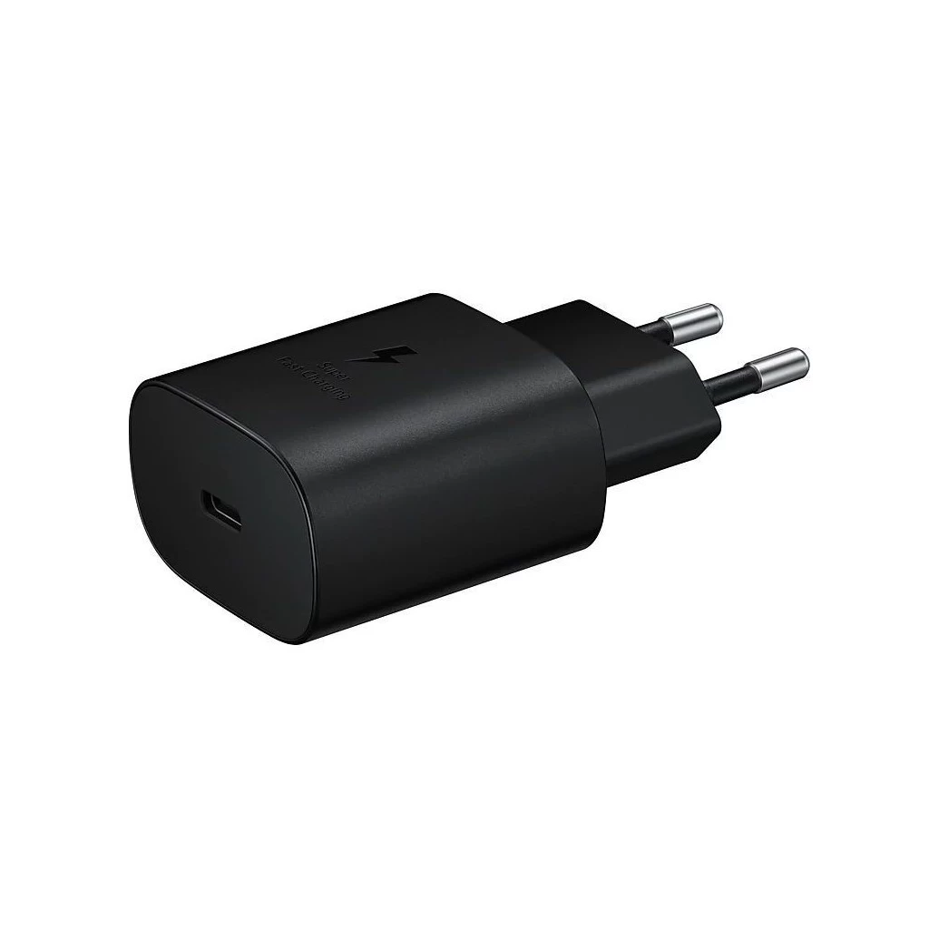 EP-TA800EBE Samsung USB-C 25W utazótöltő fekete – csomagolás nélküli gyártói