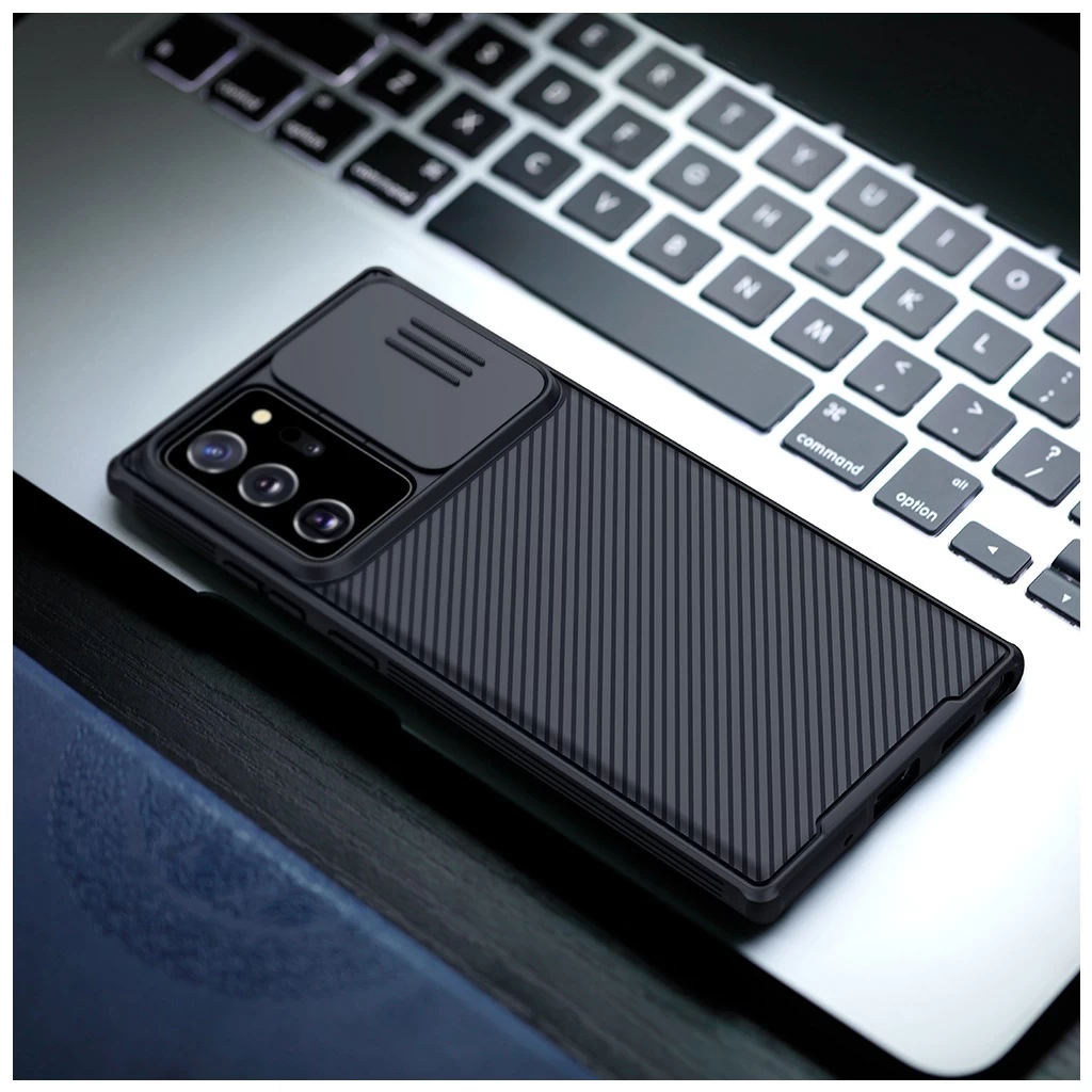Nillkin CamShield PRO kemény tok Samsung Galaxy Note 20 Ultra készülékhez fekete