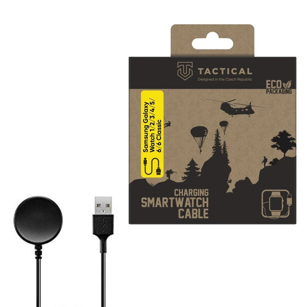 Tactical USB töltőkábel Samsung Galaxy Watch 1/2/3/4/5/6/6 Classic/7 készülékhez