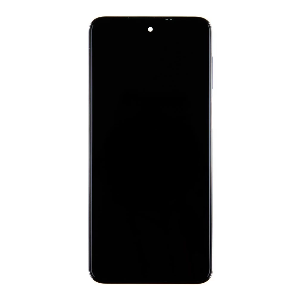 LCD kijelző + érintő egység + előlapi burkolat Xiaomi Redmi Note 9 Pro/9S/9 Pro Max készülékhez gleccser fehér