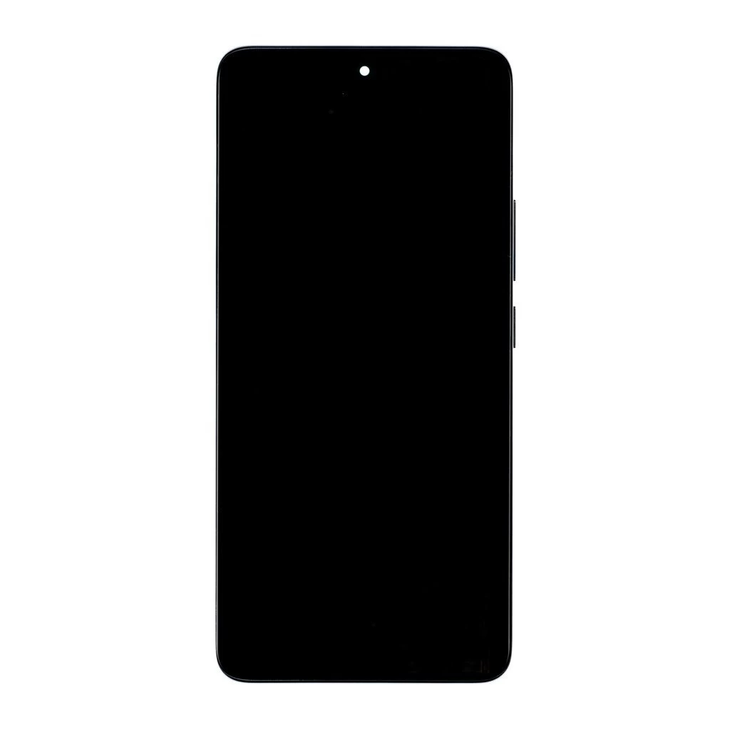 LCD kijelző + érintő egység + elülső tok a Poco X7 5G készülékhez fekete
