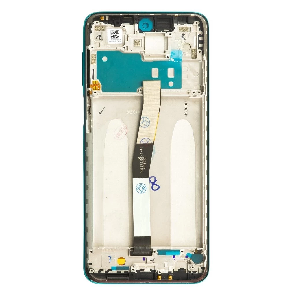 LCD kijelző + érintő panel + előlap Xiaomi Redmi Note 9 Pro/9S/9 Pro Max készülékhez trópusi zöld