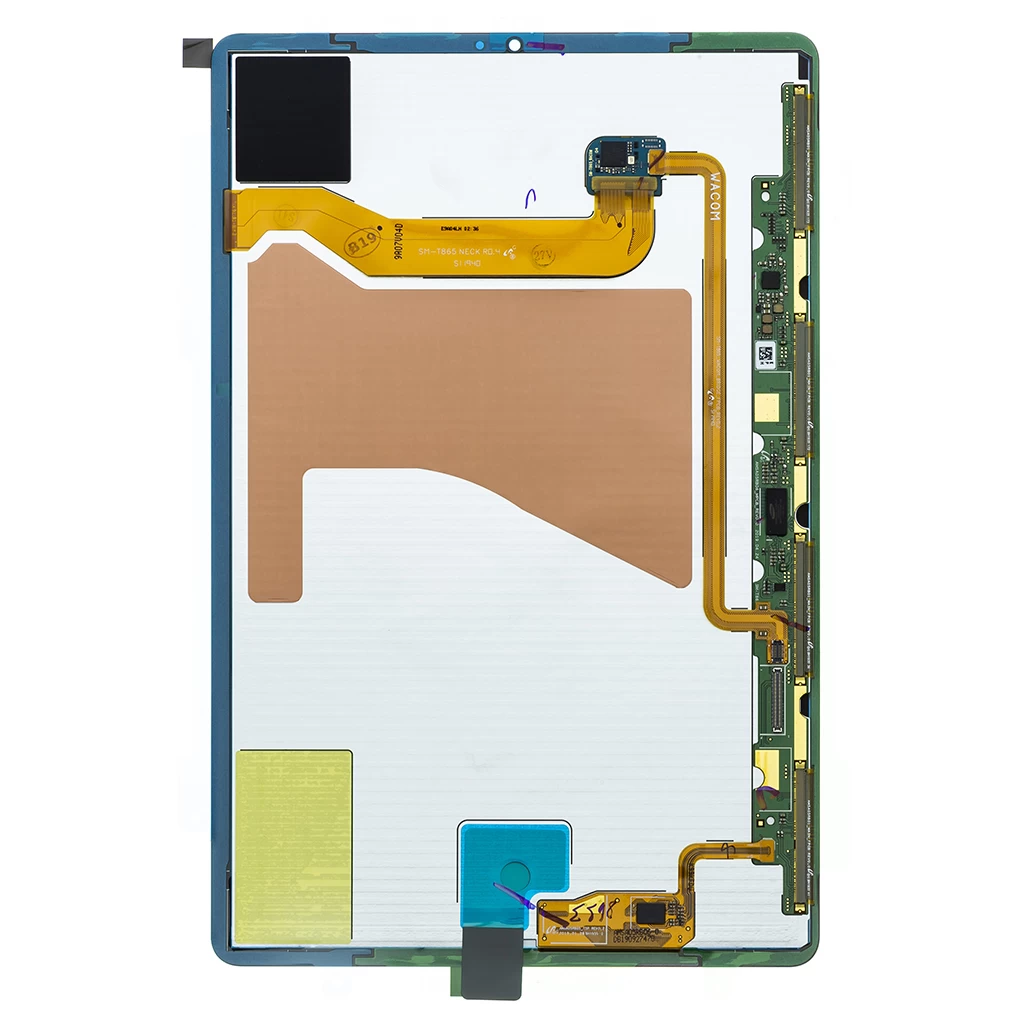 LCD kijelző + érintő egység Samsung T860 Galaxy TAB S6 készülékhez fekete (Service Pack)