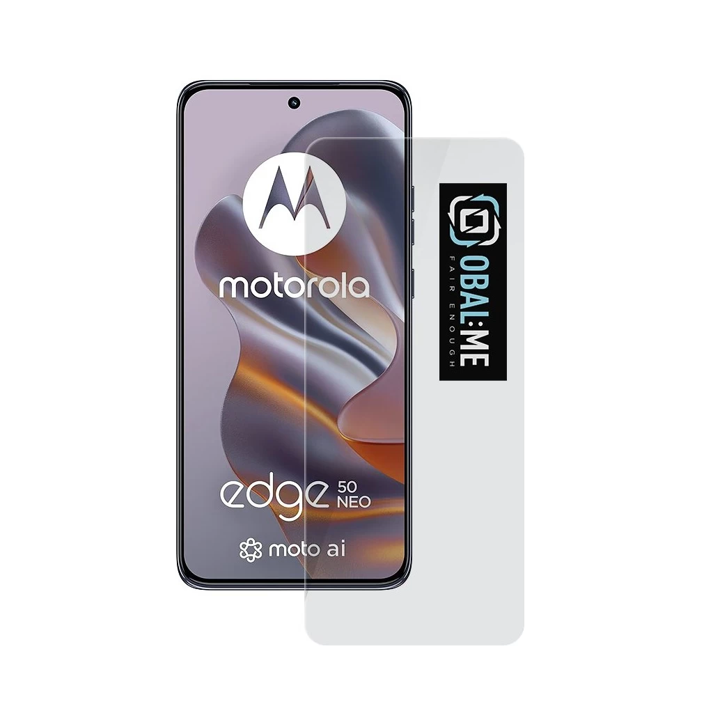 OBAL:ME 2.5D üvegkijelzővédő a Motorola Edge 50 Neo készülékhez – átlátszó
