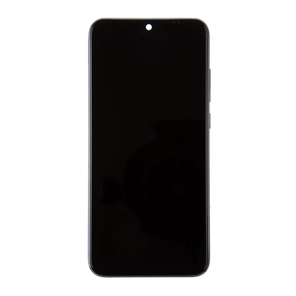 LCD kijelző + érintő panel + elülső burkolat a Xiaomi Redmi Note 8T készülékhez fekete (Logó nélküli)
