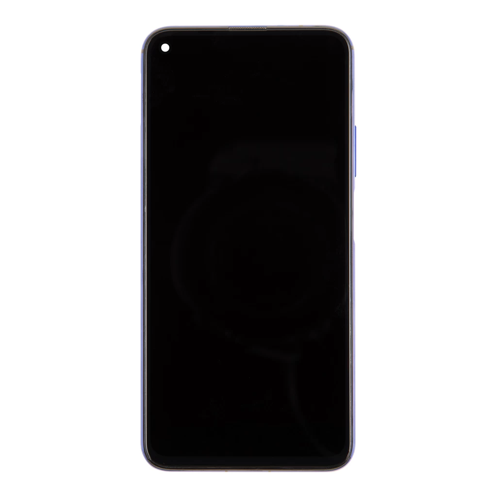 LCD kijelző + érintő modul + elülső burkolat Huawei Nova 5T készülékhez kék