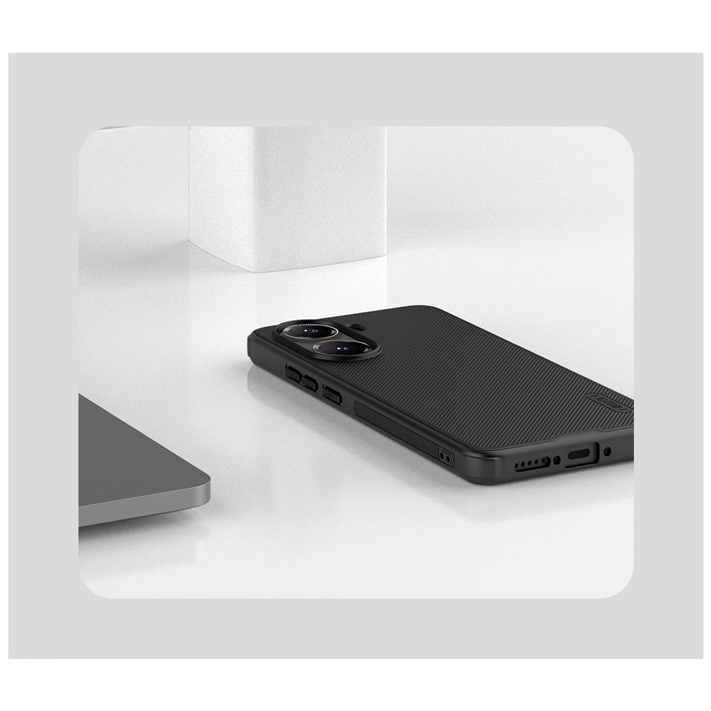 Nillkin Super Frosted PRO hát tok a Poco X7 Pro 5G készülékhez fekete