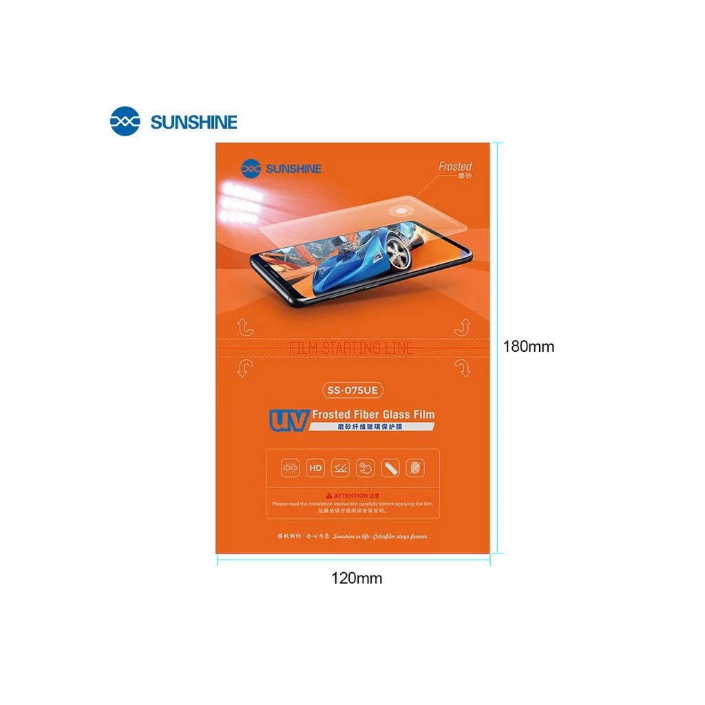 SUNSHINE SS-075UE UV Matte Hidrokondenzációs Fólia – Smartphone készülékhez, 25 db