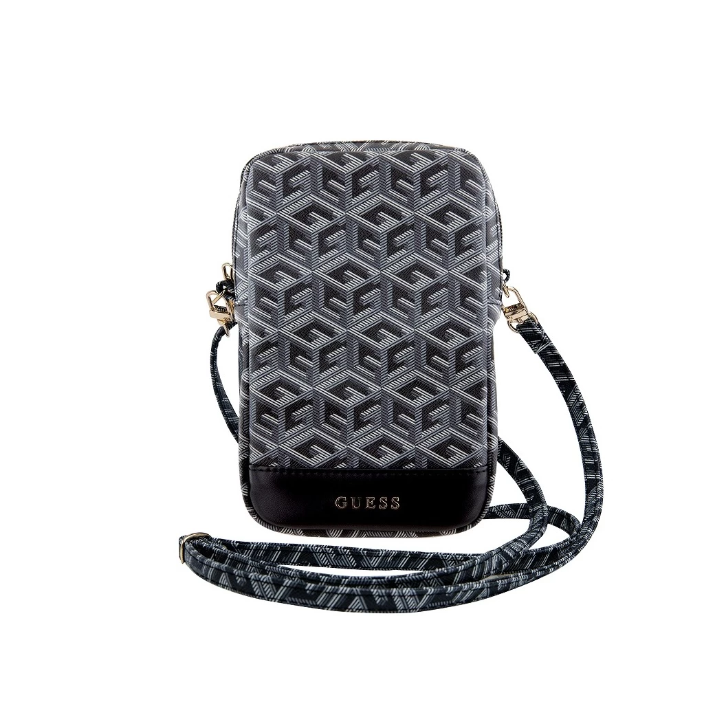 Guess PU G Cube pénztárca tok cipzáros fekete