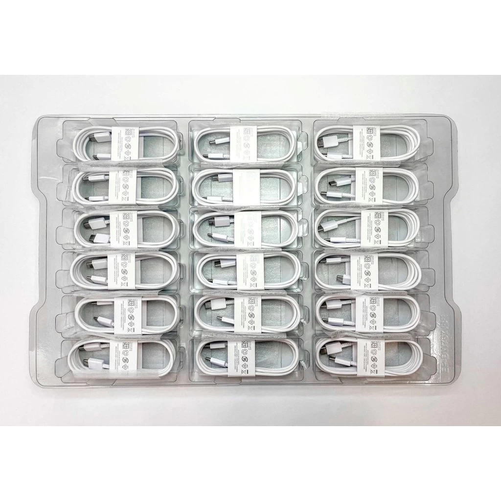 EP-DW767JWE Samsung USB-C/USB-C adatkábel 3A 1.8m fehér – csomagolás nélküli gyártói