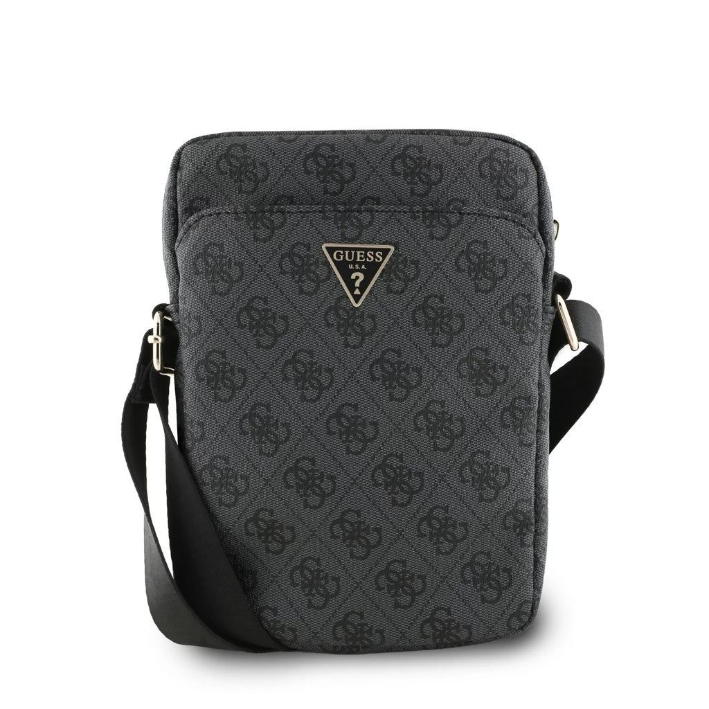 Guess PU 4G Triangle Logo Táska 8″ fekete
